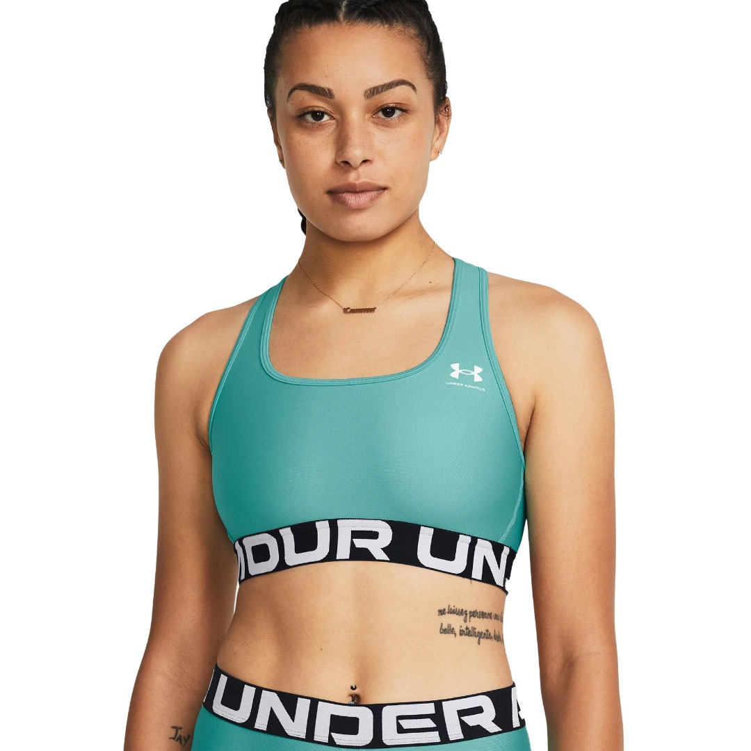 UNDER ARMOUR Reggiseno sportivo HeatGear® Armour Mid Branded da donna