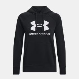 UNDER ARMOUR Felpa con cappuccio UA Rival Fleece Big Logo da donna